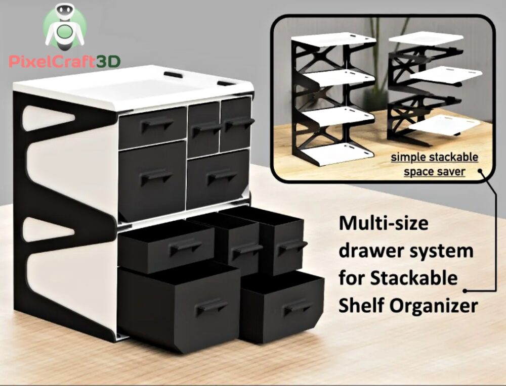 Stackable Shelf Orgnazier - Drawer